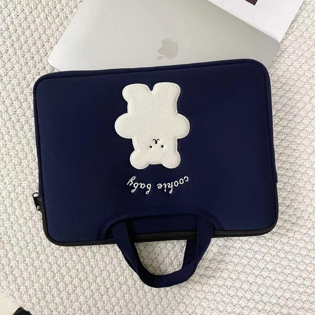 Cute Laptop Bag For Macbook Air 13.3 13.6 15.3 Pro14 15 16 Dell Huawei Samsung LG 15.6 Ipad Air6 Pro11 12.9 13 Inch Tablet Pouch