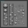 Christmas Series 3D Silicone Nail Art Molds Santa Claus Bear Snowflake Design DIY Transparent Manicure Decoration Templates