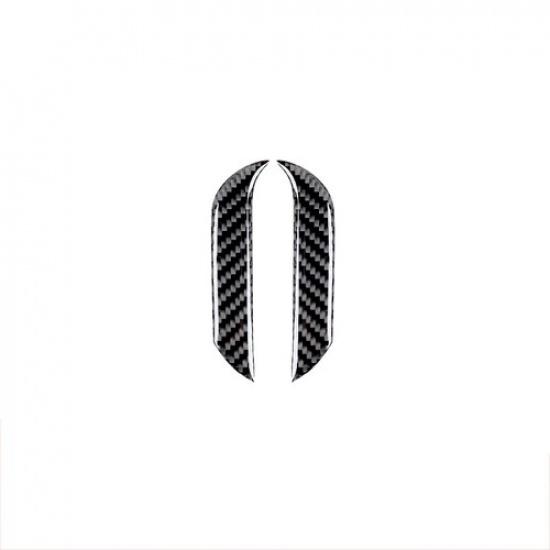 2pcs Carbon Fiber Dashboard Side Panel Cover Trim For Toyota 4Runner 2010-