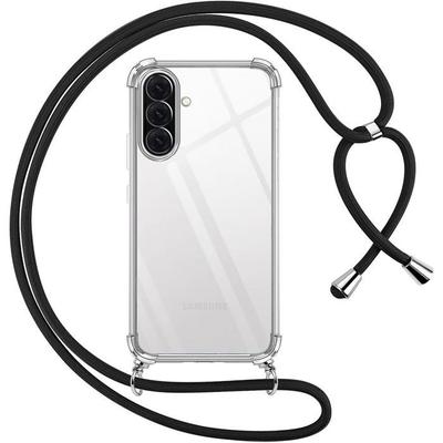 Protective Case - BOOLING - for Samsung Galaxy A26 5G - Shockproof - Flexible - with Black Lanyard