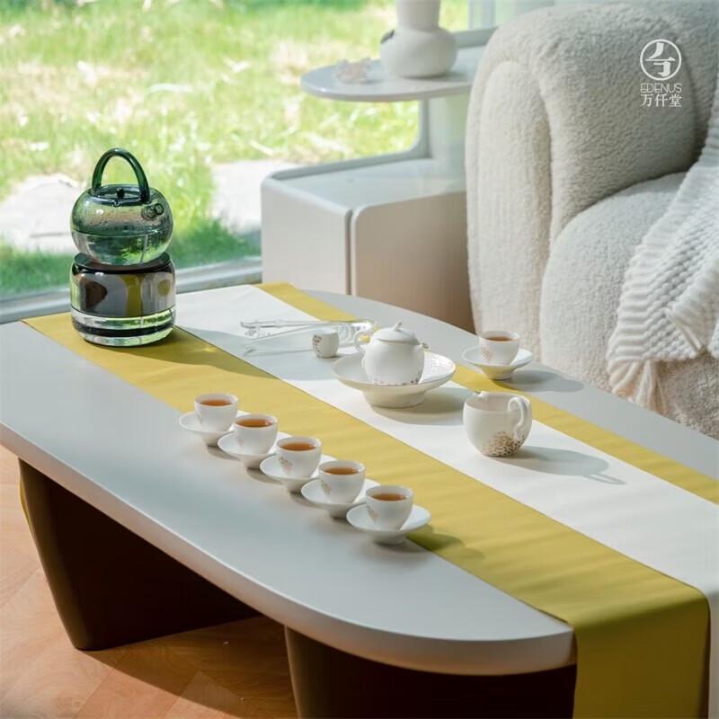 Edenus Chinese White Porcelain Tea Set