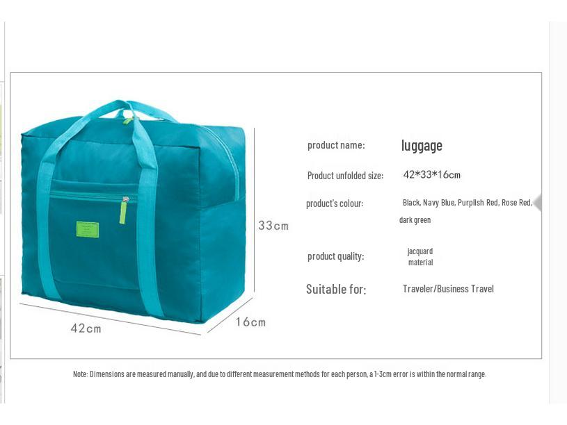 Waterproof Foldable Nylon Travel Organizer Bag for Men & Women – Ideal for Business Trips & Luggage Organization