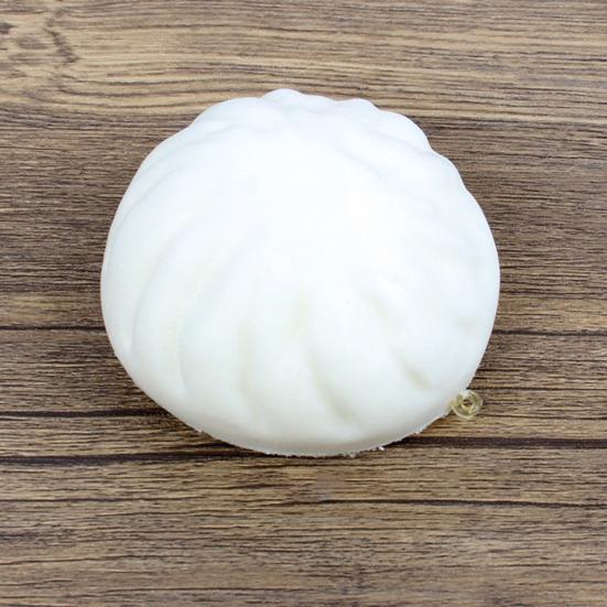 Simulation Steamed Bun Toy Stress Relief Dumpling Squeeze Sensory Fidget Toy Stretchy Decompression Dough Ball Desk Toy