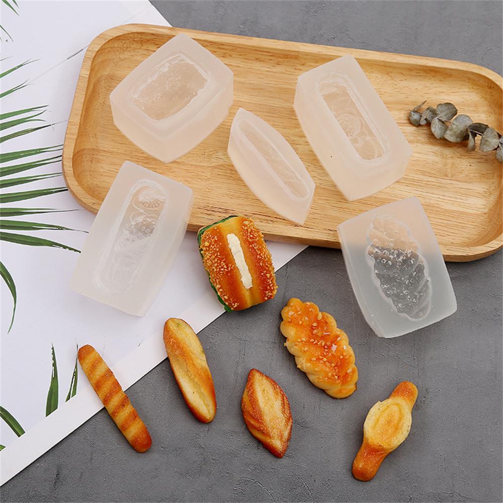 Creative Mini Bread Baking Mold DIY Silicone Handmade Molds Dessert Chocolate Cake Decoration Fondant Clay Moulds Kitchen Tools