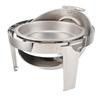 Chafing Dish Buffet Set Stainless Steel Buffet Chafer 6L Buffet Catering Food Warmer Alcohol Heating Visible Glass Lid