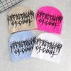 Spider Shape Heart Web Pattern Knitted Cap Winter Warm Fashionable Casual Gift
