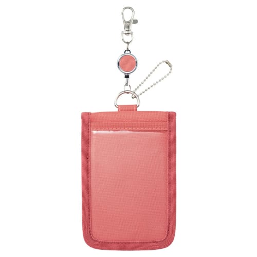 LIHIT LAB myfa Oshikatsu Trading Card Pass Case, Card Stand Case, Coral Red, A3300-3