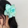 1 artificial flower hair clip, sweet and elegant with bangs, side duckbeak clip, summer hair accessory and head accessory