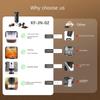 Tragbare kabellose elektrische Espressomaschine für unterwegs, im Auto und zu Hause, Camping-Kaffeemaschine, 3-in-1-Kapsel-Pulver-Kaffeemaschine