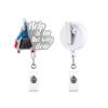 Acrylic ID Badge Holder Help Is On The Way Dear Name Holder Retractable Badge Reel  Students