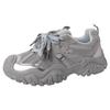 Fashion mesh splicing single shoes women's shoes 2025 autumn new sports shoes women's outdoor hiking shoes dad shoes