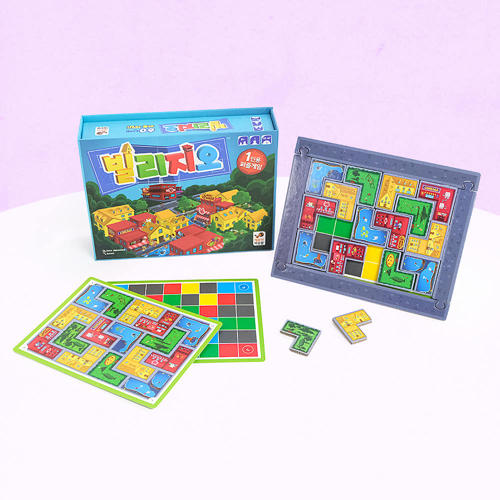 Happy Baobab Villagio Puzzle Family Board Game (Ages 6-7)