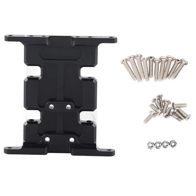 Aluminum Alloy Gearbox Base Plate Black for AXIAL SCX10  TFL Carframe RC Accessories
