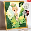 Disney Pearl Painting Tinkerbell DIY Pearl Art Pearl Painting Kit Pearl Art Painting Wall Suitable for Home Office Decoration Handmade Gifts