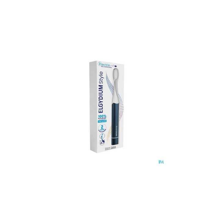 Elgydium Brosse à Dents Style Electrique Black Denim