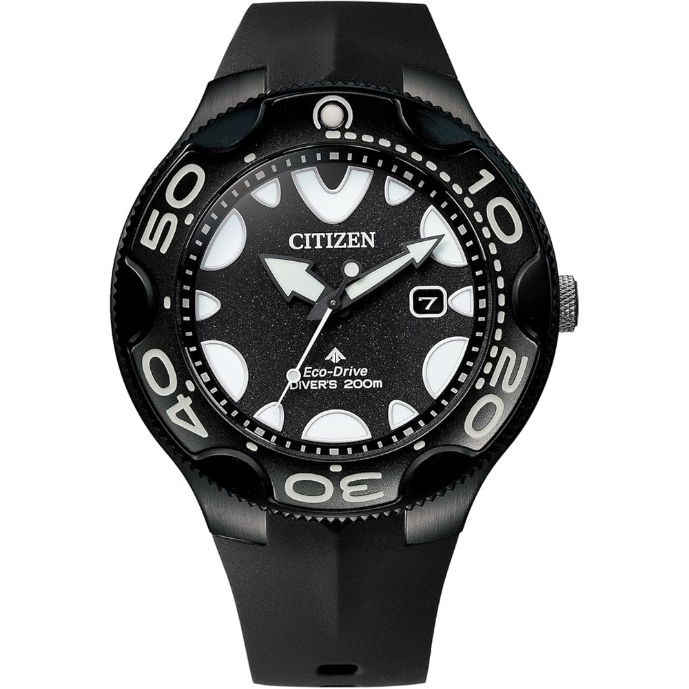 Citizen Promaster BN0235-01E Men s Diver Watch Solar Powered 200m Waterproof Black Rubber Band