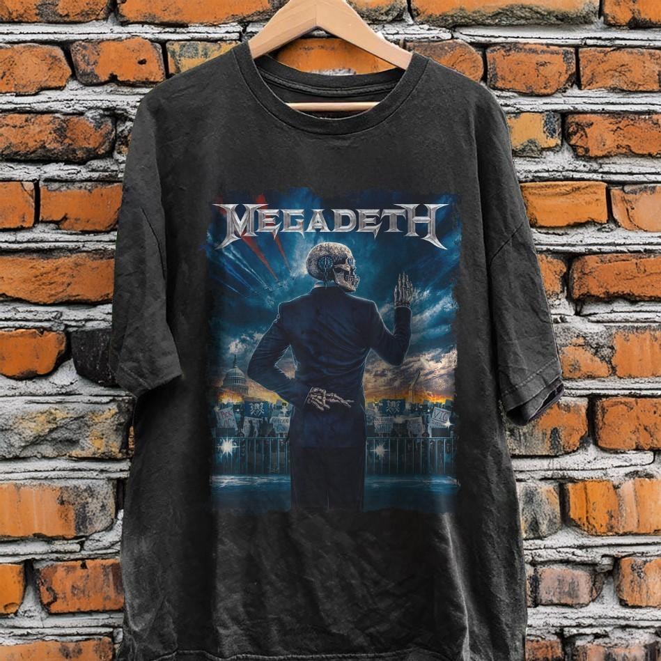 Megadeth Vic Rally Basic Unisex T-Shirt Size S-5XL XXXL