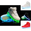 Led Light Up Shoes For Kids Usb Rechargeable Hightop Casual Sneakers For Winter Play