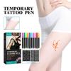 Temporary Tattoo Pen Set Face Arm Body Multi-color Drawing Diy Makeup Graffiti Decorative Tattoo Pen