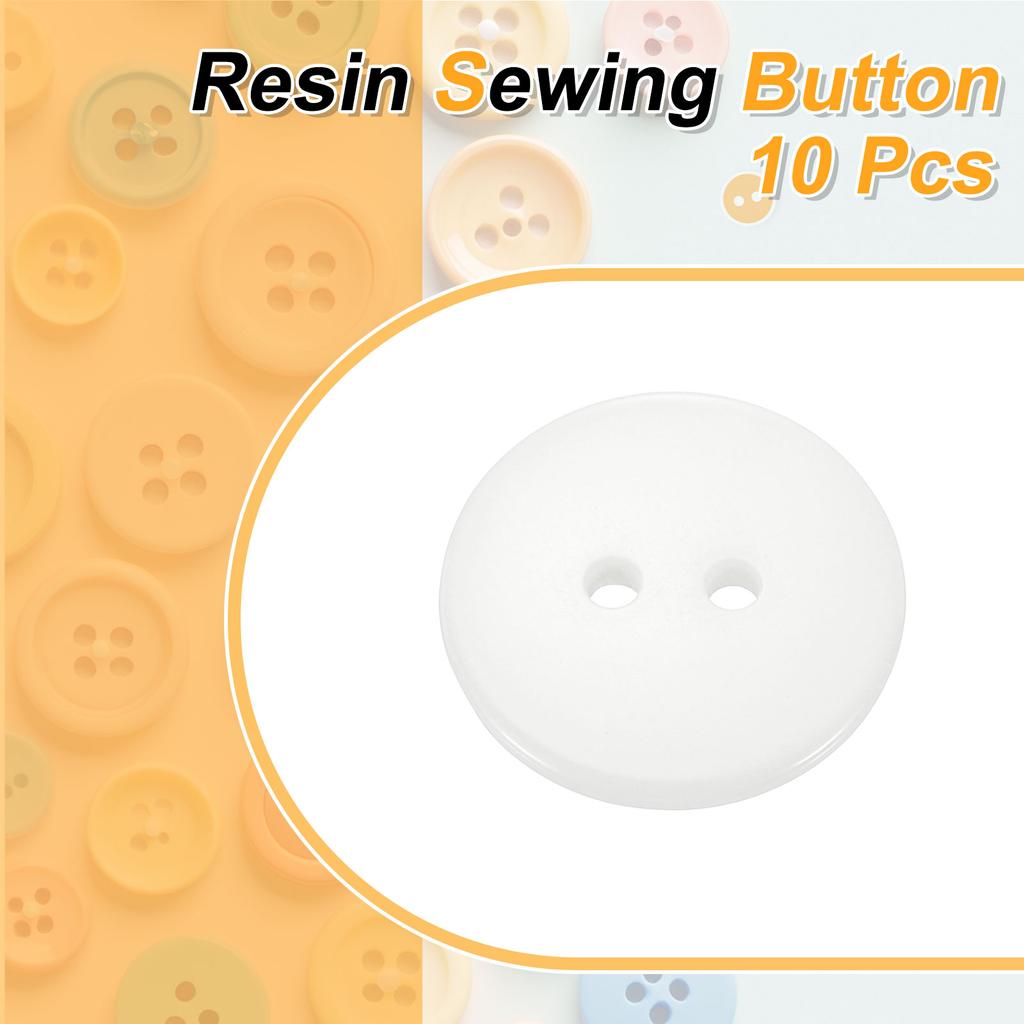 10pcs 20mm Sewing Button Color Resin Cat Eye Button 2 Holes Round Craft Replacement Buttons for Clothing DIY Crafts Decor