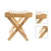 Folding Stool Bamboo Massage Shop Shaving Shower Footrest Home Portable Folding Seat