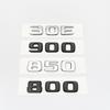 EEBVB1 Black Silve Letters B25 30E 900 850 800 700 ABS Emblem for Mercedes Benz Brabus E W212 W213 Car Trunk Badge Logo Sticker