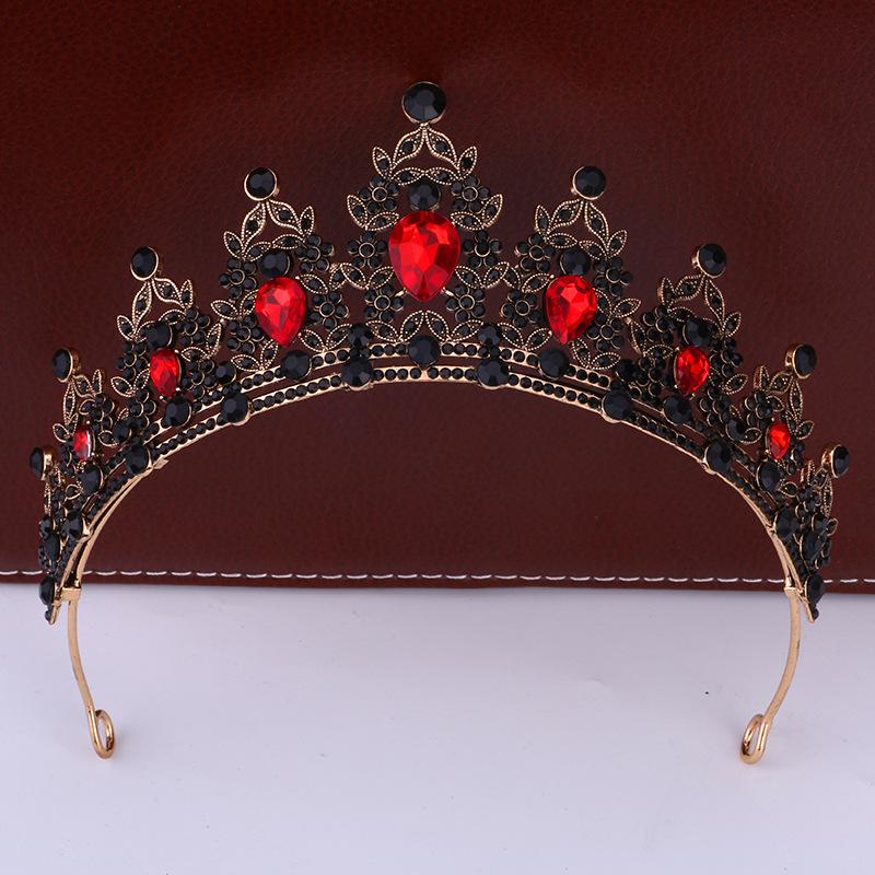 Bridal Crown Headdress Luxury Queen Hairband Wedding Alloy Rhinestone Hair Accessory Crown