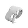Ring - LUXENTER - Umlasu - Silver - Rhodium-plated - Adjustable Size