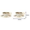 Noritake Cup Saucer Coffee 220cc Sublime 2 Bone China & (Pair Set) (For Tea) Y6988/4403