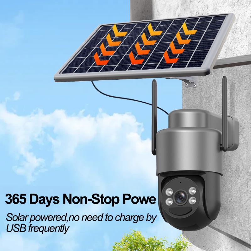 Solar-Powered Wireless HD Outdoor Camera with Night Vision & WiFi/4G