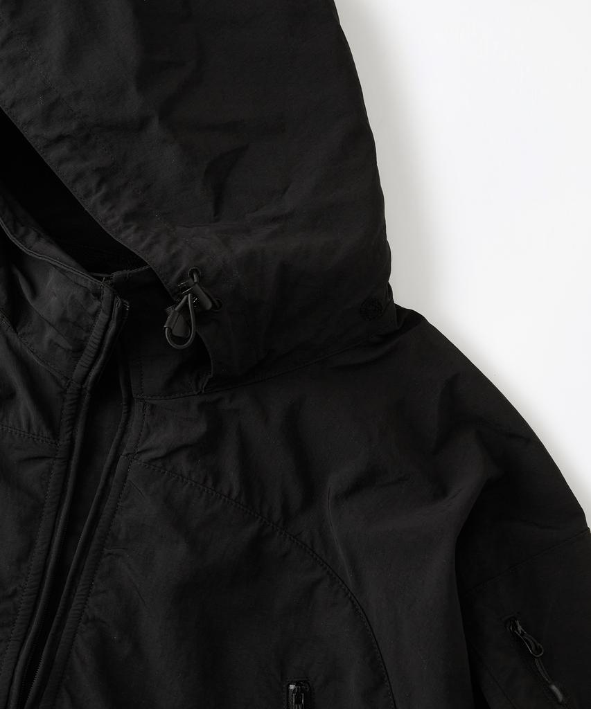 Outstanding Nylon Ripstop Pcu Jacket_Black