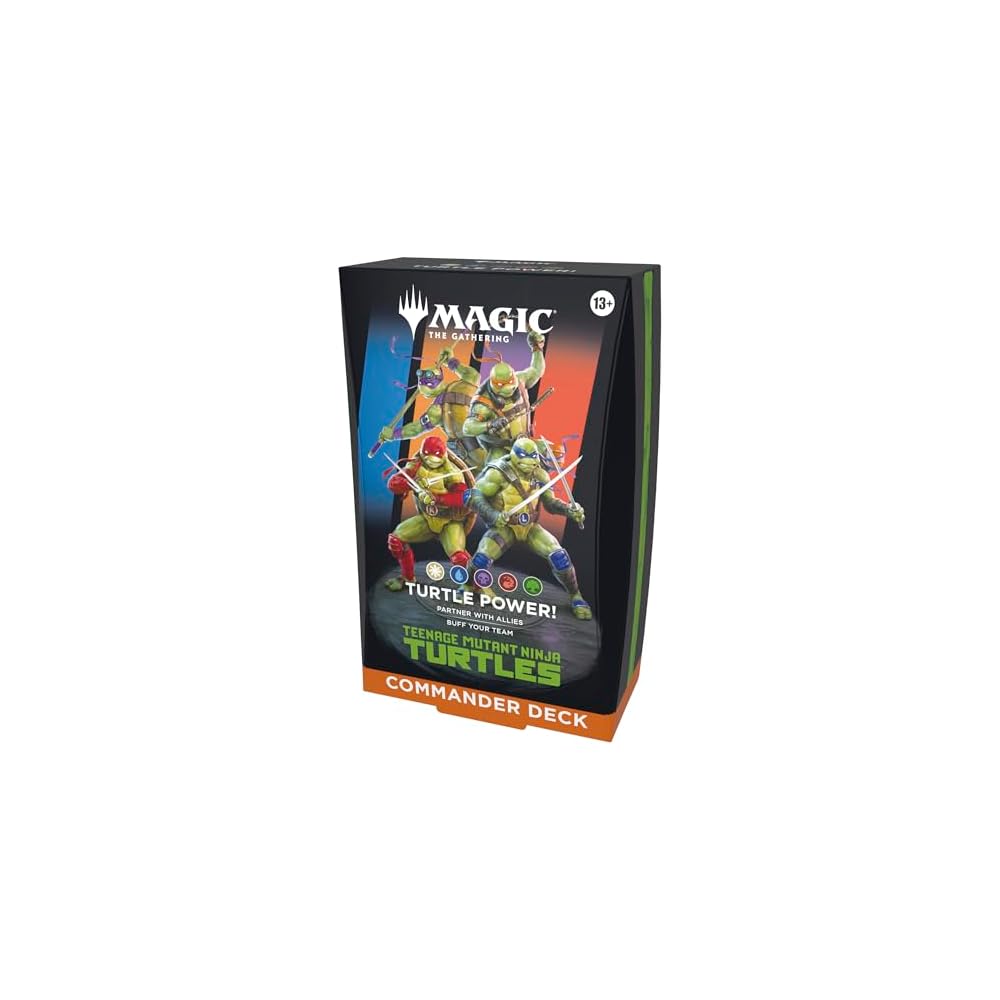 Magic: The Gathering Mutant Turtles Commander Deck English Version Trading Card Game Wizards of the Coast
