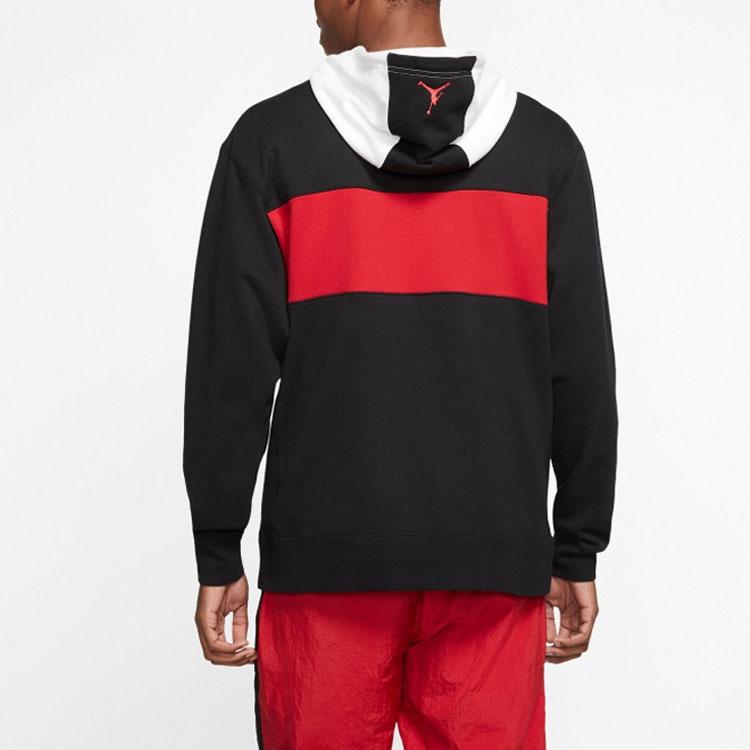 Jordan Air 11 Legacy Sweat à capuche patchwork homme hauts noir CU1510-010