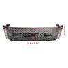 Matt Black Front Bumper Grill Grille Fit Ford Ranger T6 2012-2014 W/ LED Light
