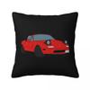Mazda Miata Mx5 1990 Red Square Pillowcase Cushion Cover Pillow Case Throw Pillow Cover for Home Bedroom Car