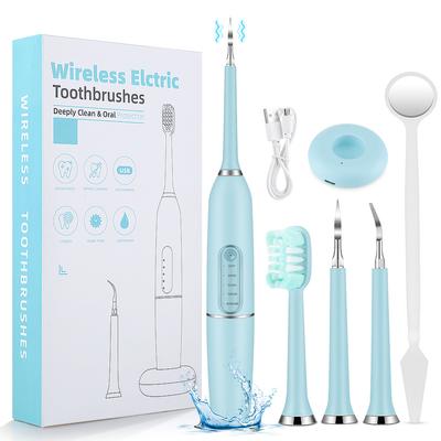 USB Elektrische Schallzahnbürste Dental Scaler Flecken Zahnstein Zahnsteinentferner Zahnbürste Zahnreiniger Aufhellungswerkzeuge