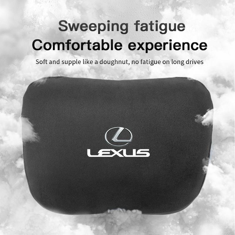 Hochwertige Auto Nacken Kopfstütze Stütze Sitz Weiches Kissen Für Lexus F SPORT GX460 Ct200h IS250 ES 220D IS200 Fsport GS GX IS LS LX