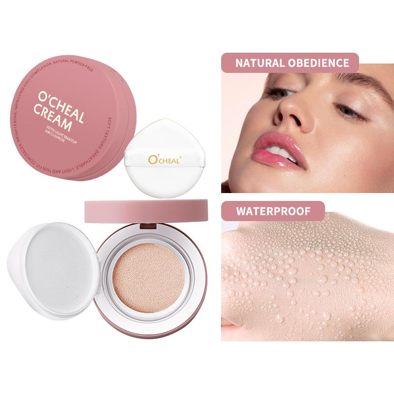 OCHEAL CC Cream Cushion Fondotinta Crema Lunga Durata Idratante Correttore Fondotinta BB Cream Per Trucco Viso Correttore