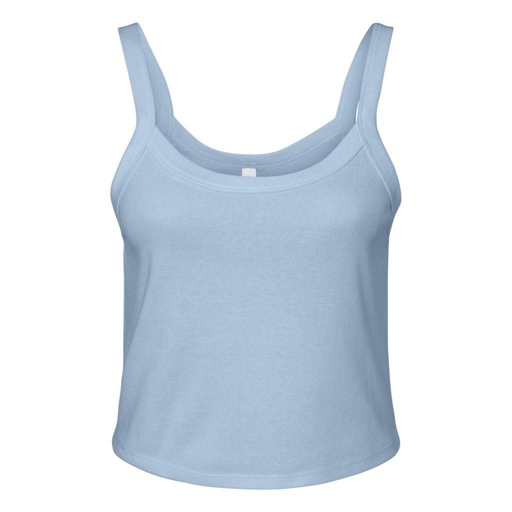 Bella + Canvas Womens/Ladies Micro-Rib Strappy Tank Top