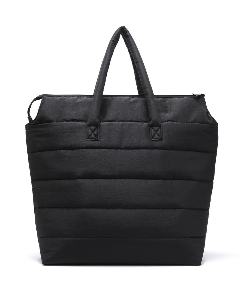 Illedit Matte Quilted Tote Bag Black