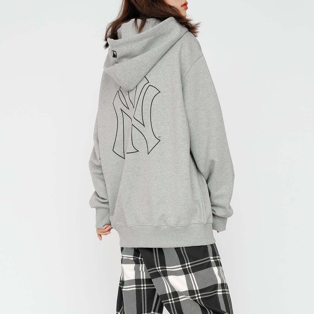 New MLB New York Yankees Sweatshirts Unisex Light Gray 3AHDB0214-50MGS