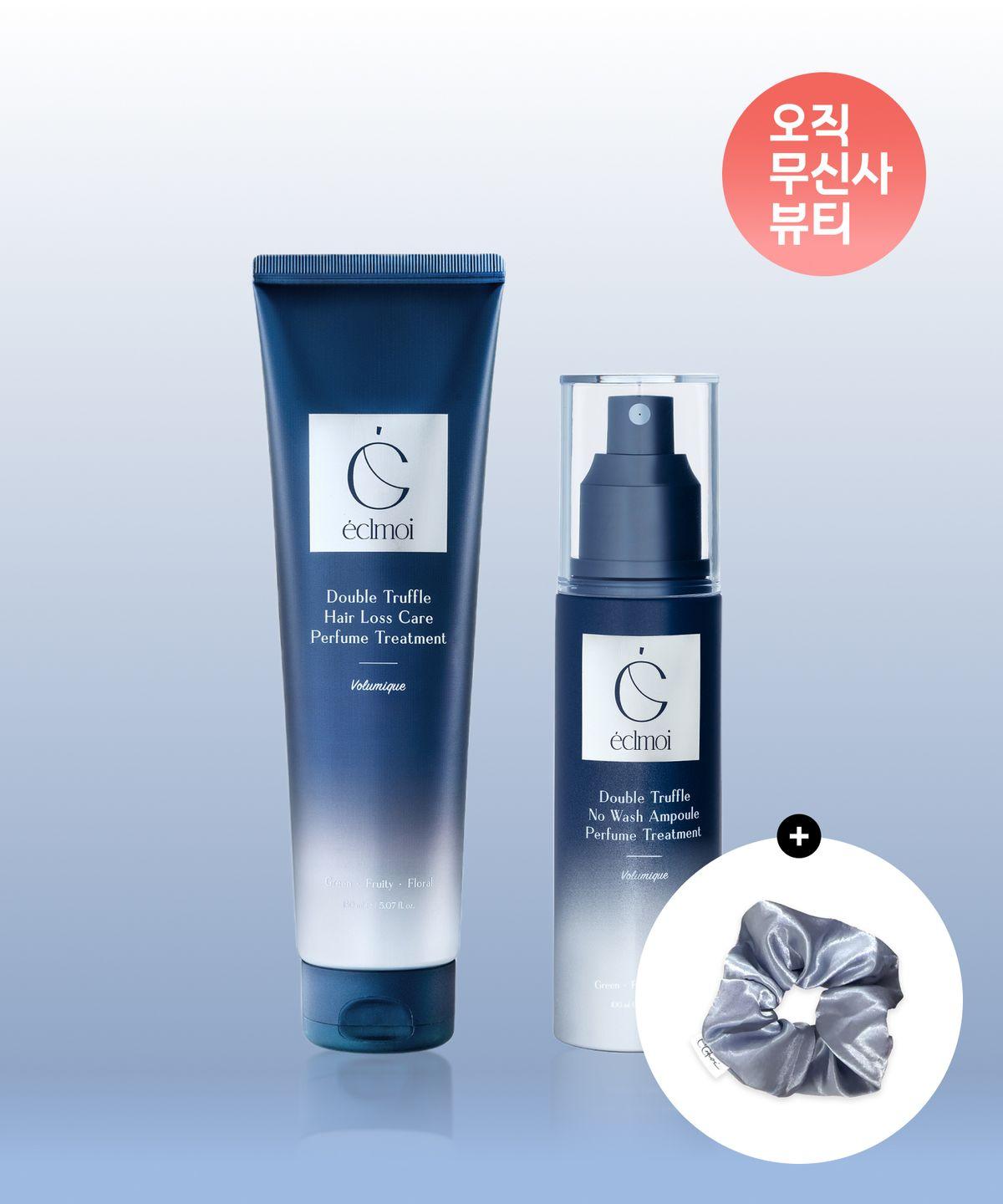 1 x 150ml Treatment + 1 x 100ml No-Wash Treatment (+ Free Scrunchie)