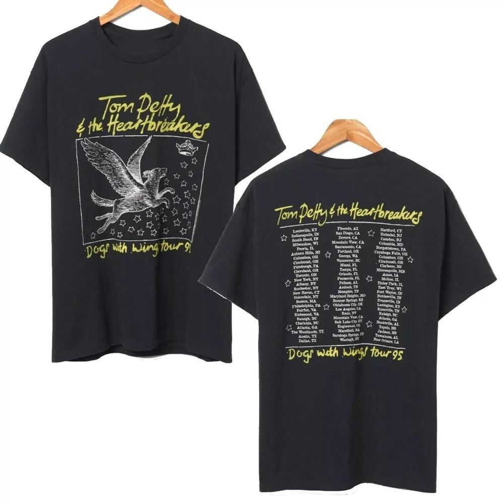

Tom Petty the Heart Breakers Dogs With Wings Tour 95 T-shirt Unisex T-Shirt S