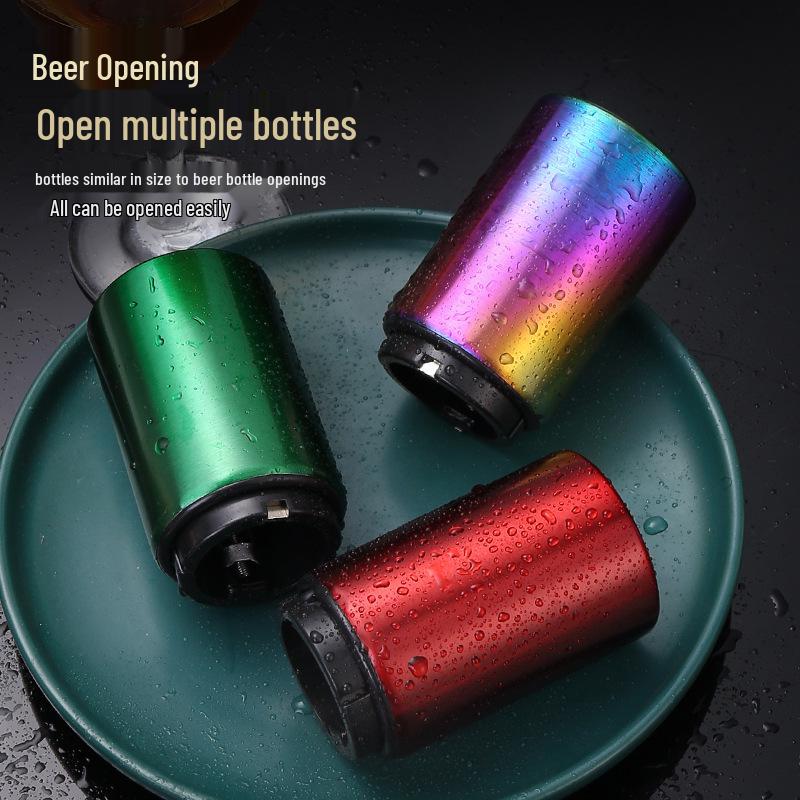 Magnetický otvírák na pivo z nerezové oceli - Kreativní automatický design pro bary a KTV