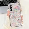 Für Samsung Galaxy A17 5G Hülle SM-A716B Süßes Kaninchen Cartoon Cover Weiche TPU Handyhülle Für Samsung A17 A 17 GalaxyA17 5G Fundas