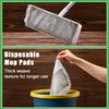 100PCS Disposable MicroFibre Electrostatic Floor Cloths Dust Removal Mop Paper Floor Cleaning Wipes for Flat Swivel Mop