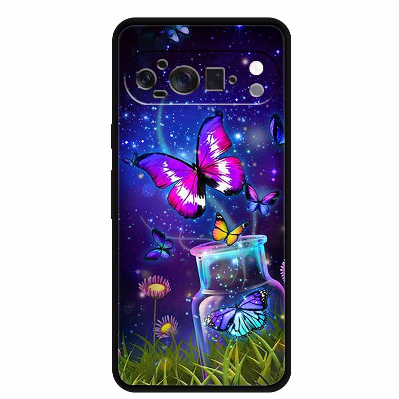 Soft Cover For Google Pixel 10 Pro Case Silicone Gradient Marble Cool Wolf Funda Cover for Google 10 Pro Pixel10 Pro Capa Coque