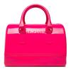 New Furla Candy Polyurethane Boston Bag Shoulder Bag Crossbody Bag Handbag Medium Size Women's Pink WB00622-BX0779-0767S