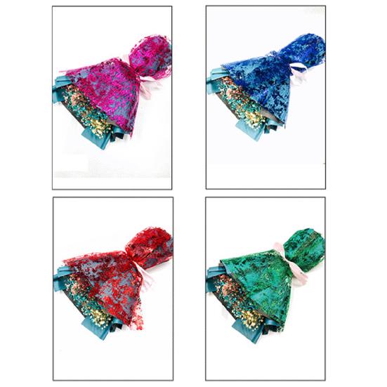 Sparkling Sequin Table Runner Glitter Metallic Foil Roll Table Runner Christmas Halloween