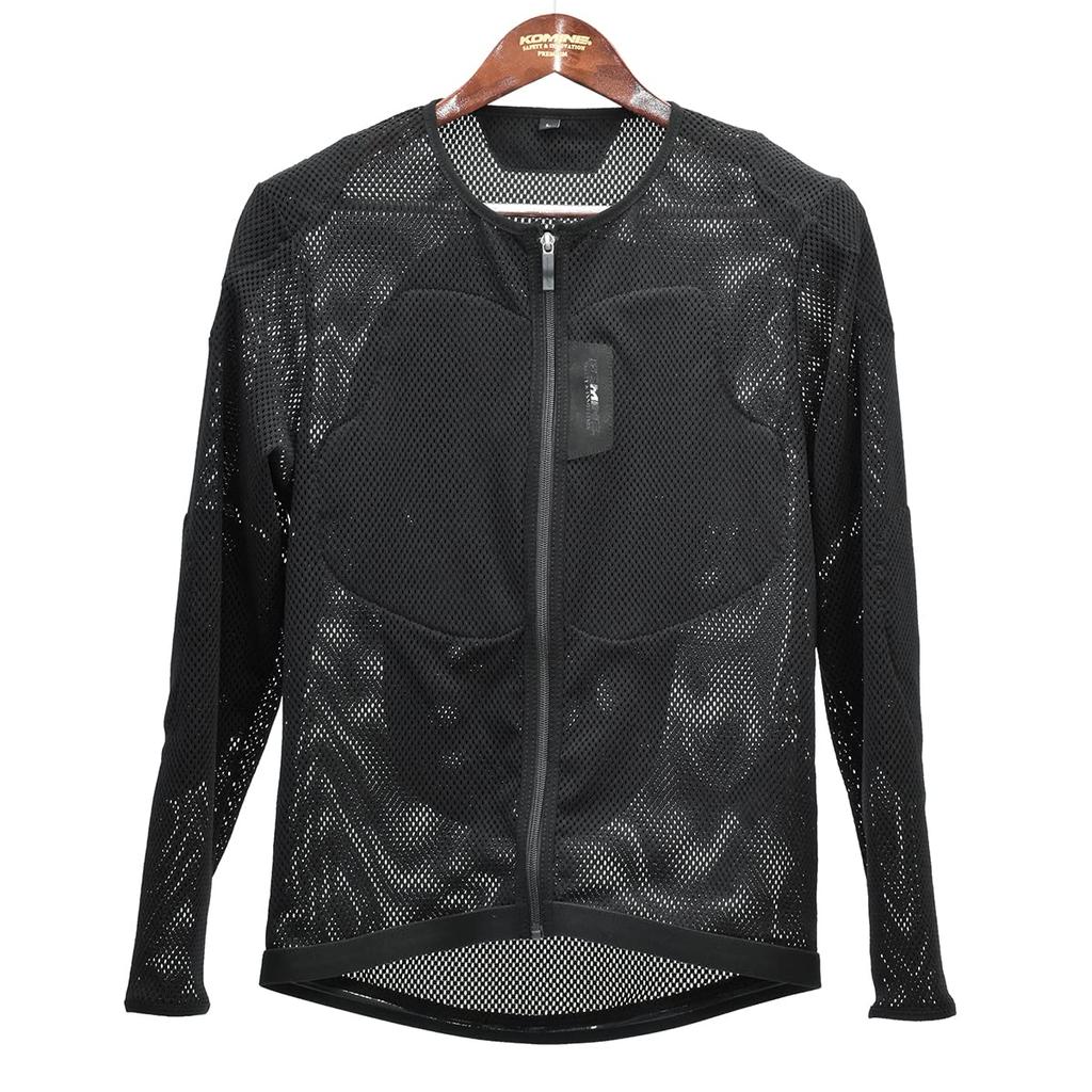 KOMINE Motocyklové Super Cool Obrněné Horní Vnitřní Prádlo Černé S SK-834